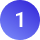 Icon - Number 1 in purple