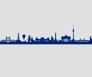 Silhouette - Berlin skyline