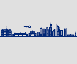 Silhouette - Frankfurt skyline