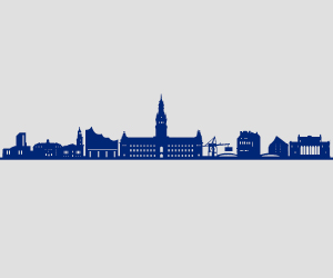 Silhouette - Hamburg skyline