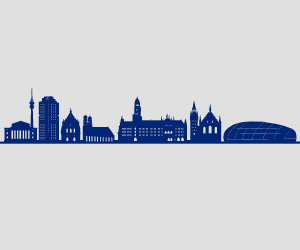 Silhouette - Munich skyline