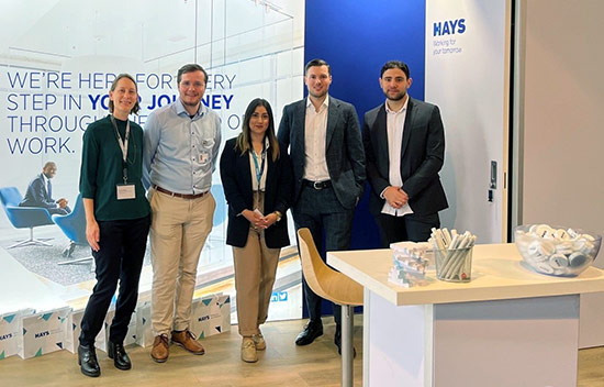 Unsere Mitarbeiter auf einer Messe in der Schweiz