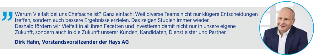 Dirk Hahn über Vielfalt bei Hays Dirk Hahn über Vielfalt bei Hays