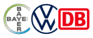 Three company logos in a row